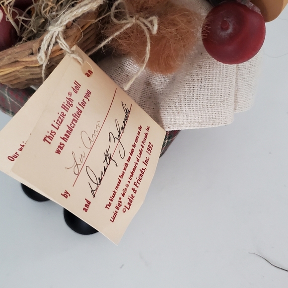 Lizzie High Doll Primitive Wood Sculpture - Picture 6 of 7